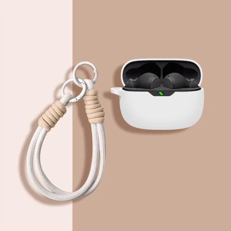 For JBL Wave 200TWS Case Solid Color Earphone Cover Fundas For Jbl Wave Beam Shell Soft Shockproof Silicone Headphone Bags