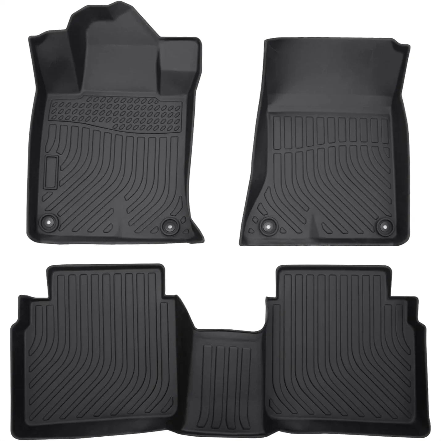 All Weather Floor Mats for Nissan Altima 2019-2026 Heavy Duty TPE Car Floor Liners with Anti-Slip Design