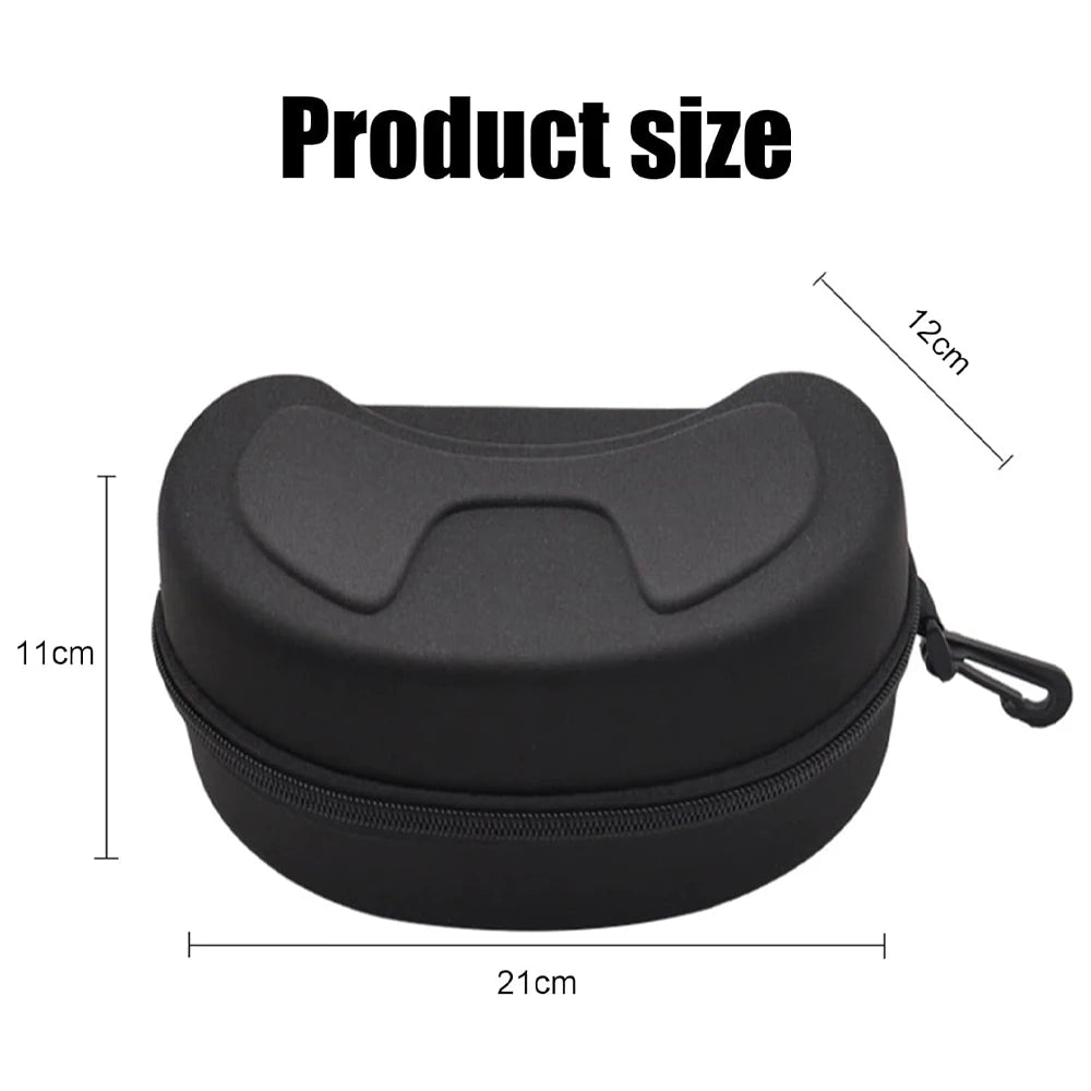 Tolex Ski Snowboard Goggles Storage Box Hard EVA Portable Protection Carrying Case Water Resistant Shockproof Ski Accessories