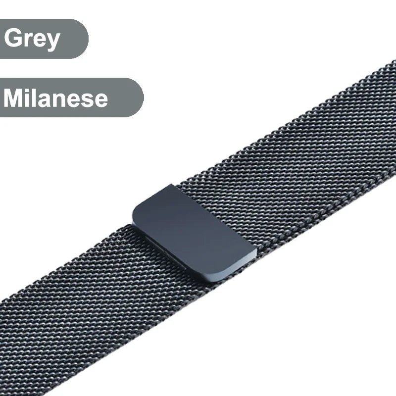 Metal Strap For Samsung Galaxy Watch 4 5 6 Active 2 40mm 44mm Band Watch 3 4 Classic Milanese Magnetic Loop Replacement Bracelet