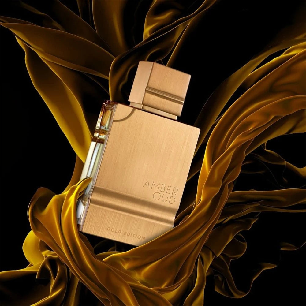 AL ARAMAIN Amber Oud Gold Edition - Arabian Perfume for Women and Men Unisex - Long Lasting Amber - 2 oz