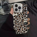 High-Quality Gold Glittering Leopard Print Design Laser Phone Case, Suitable for iPhone 17 16 15 14 13 12 11 Pro Max 14 15 16Plus Phone Case