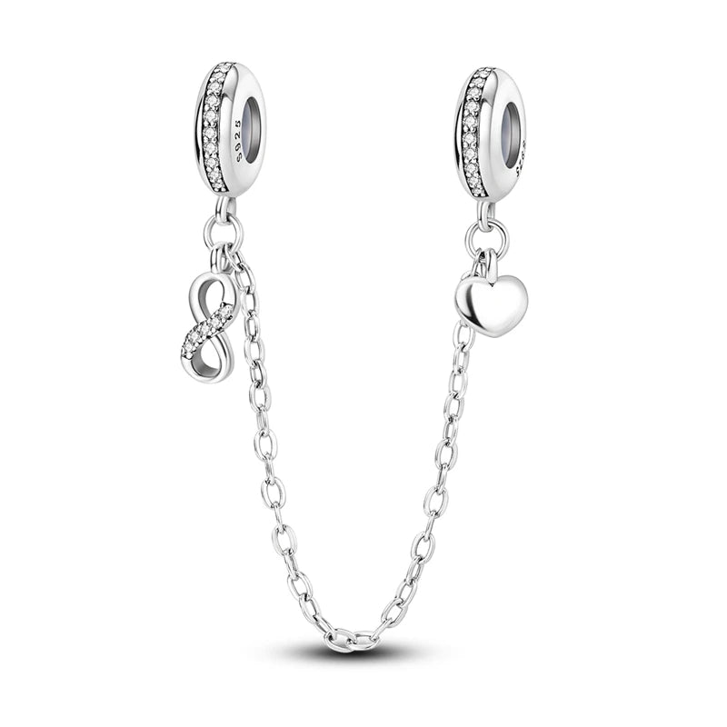 Charms Beads 925 Sterling Silver Tree of Life Peach Heart Sweet Love Charms Fit Pendants Bracelets Necklaces Women Jewelry Gift
