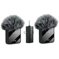 Wireless Lavalier Microphone For Apple Android Noise Cancelling Clip-On Mic Rechargeable Portable For Podcast