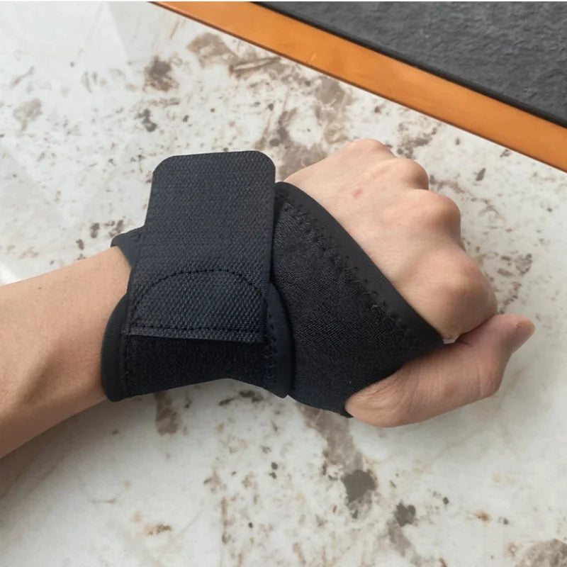 Sports Protection Wrist Breathable Compression Sleeve, Thumb Wrapped Wrist Guard, Tendon Sheath Thumb Adjustable Protective Gear