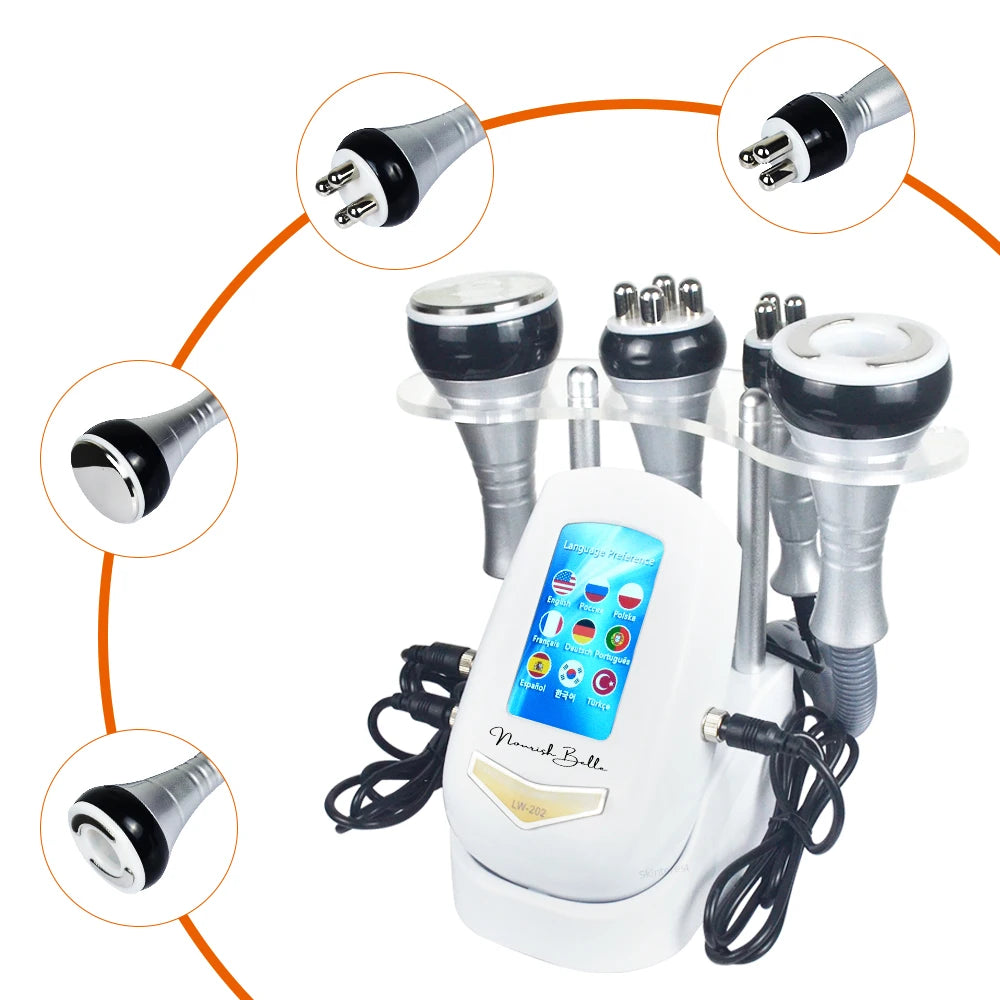 Skinterest Hot Selling  4 in 1 40K KIM8 Cavitation Slimming Machine Body Care Vacuum Suction Skin Lift Tighten With a Gel Fast Shipping from US