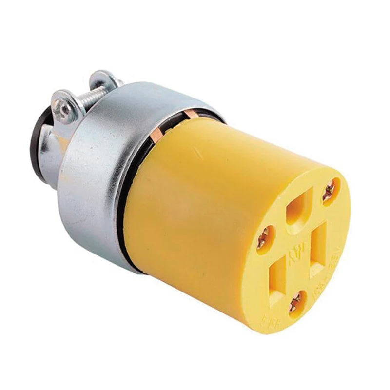 1pcs America L5-15P L5-15R US Connector 15A Extension Tripolar Wired Receptacle Male Female Anti-Loose Locked Plug Socket Type B