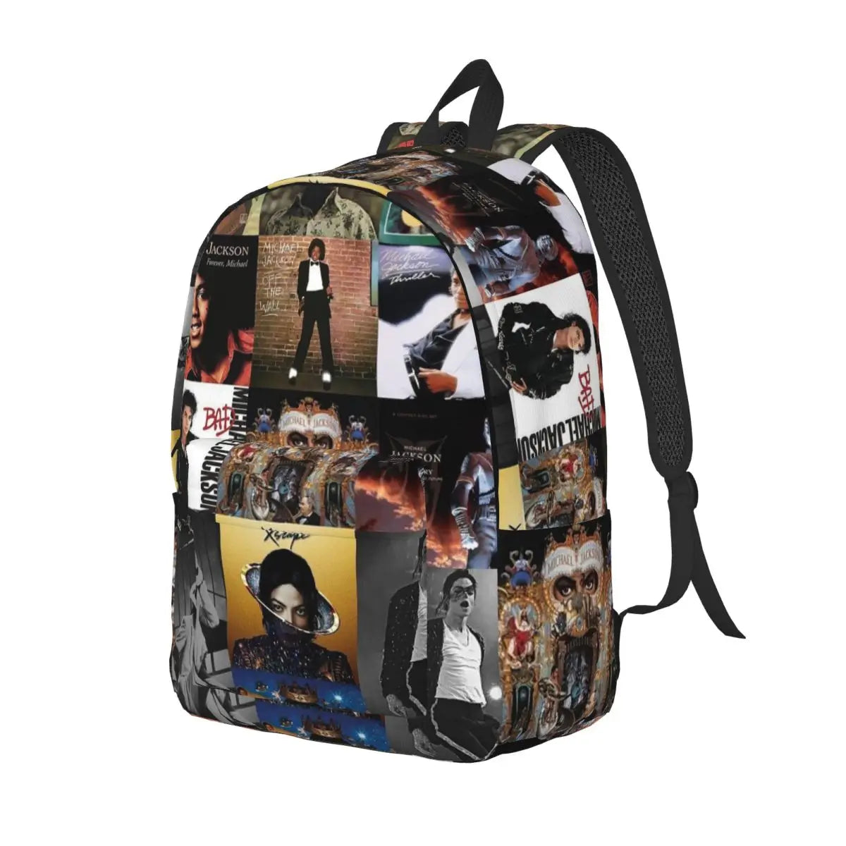 Michael Jackson Backpack Daypack Large Capacity Children BookBag School Bag Shoulder Bags for Men Women
