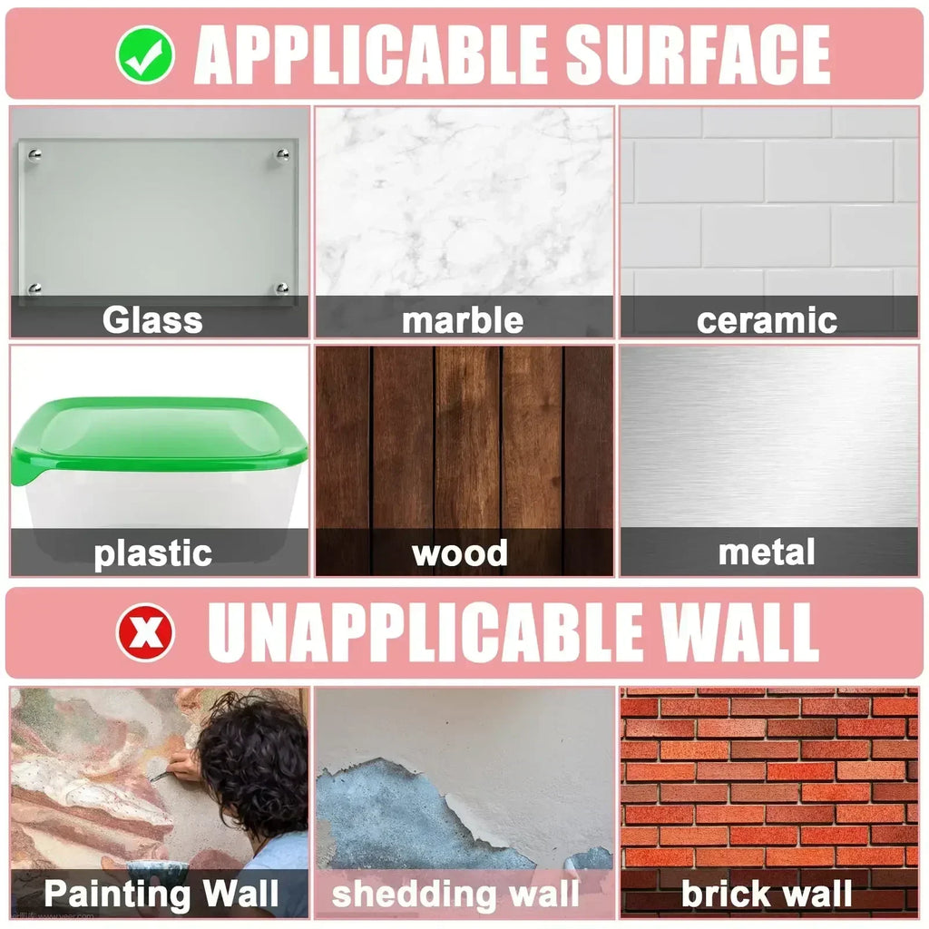 Can Be Reused Super Strong Double Sided Adhesive Tape Transparent Wall Stickers Water Proof Household Products Adhesives
