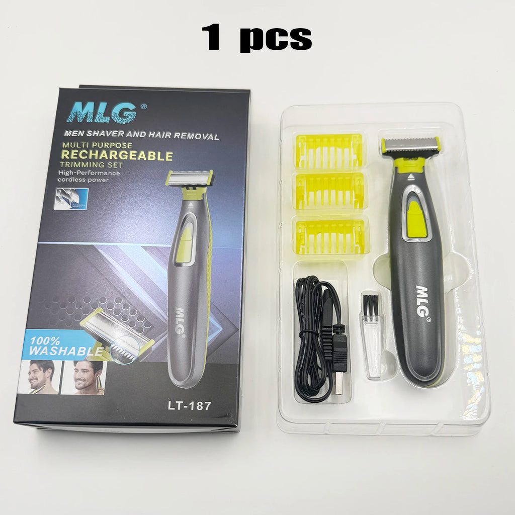 KVIFO MLG Electric Shaver For Men and Women Portable Full Body Trimmer USB T Shaped Blade Razor For Beard Armpit For Washable