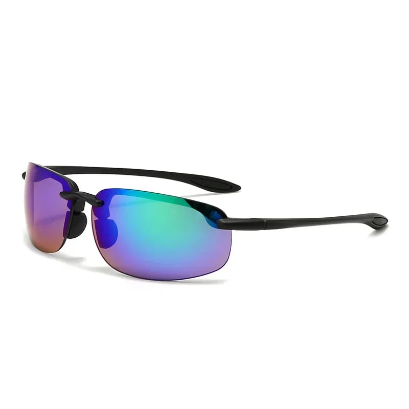Classic Sports Protective Glasses, UV Resistant Sunglasses, Vintage Men's Glasses, Outdoor Fishing Sunscreen Glasses