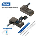 LED Display PD 100W Laptop Power Supply Adapter Charger Connector USB Type C PD to DC Jack Plug Converter for Lenovo Hp Dell