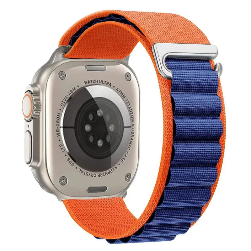 Alpine Loop Strap For Apple Watch Ultra 3 Band 49mm 11 10 9 8 7 46mm 42mm 45mm 41mm Nylon Sport Bracelet iWatch 6 5 SE 44mm Belt