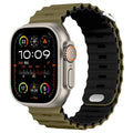 Ocean Silicone Strap For Apple Watch UItra 3 1 2 49mm 10 9 8 7 11 46mm 42mm 45mm 41mm Bracelet Wristband iWatch 6 5 4 SE3 44mm