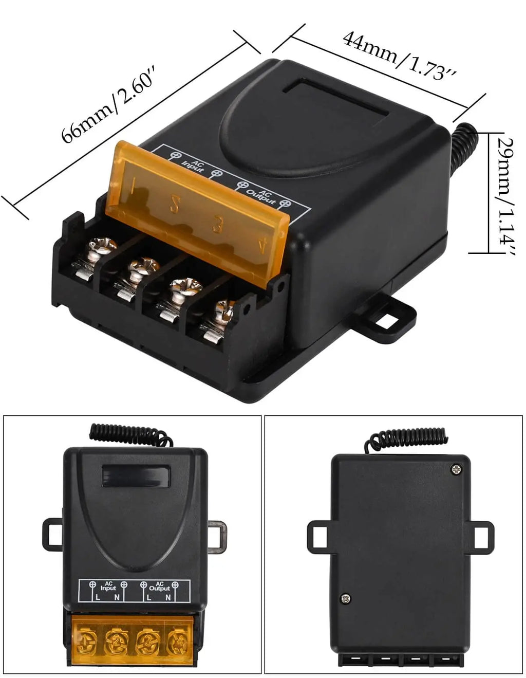 433Mhz Remote Control Switch AC220V 10A Hign Power On off Remote Control Transmitter for Water Pump Motor LED/Electric Appliance