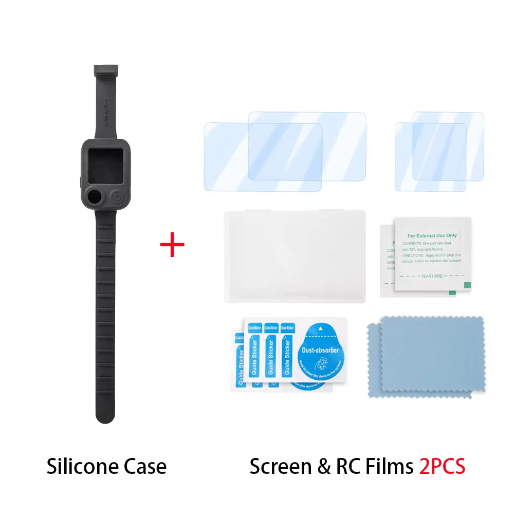 Sunnylife Tempered Glass Film for DJI Pocket 4P/4/3 Screen Film & Remote Control Film Combo for DJI Osmo Pocket 4P Accessories