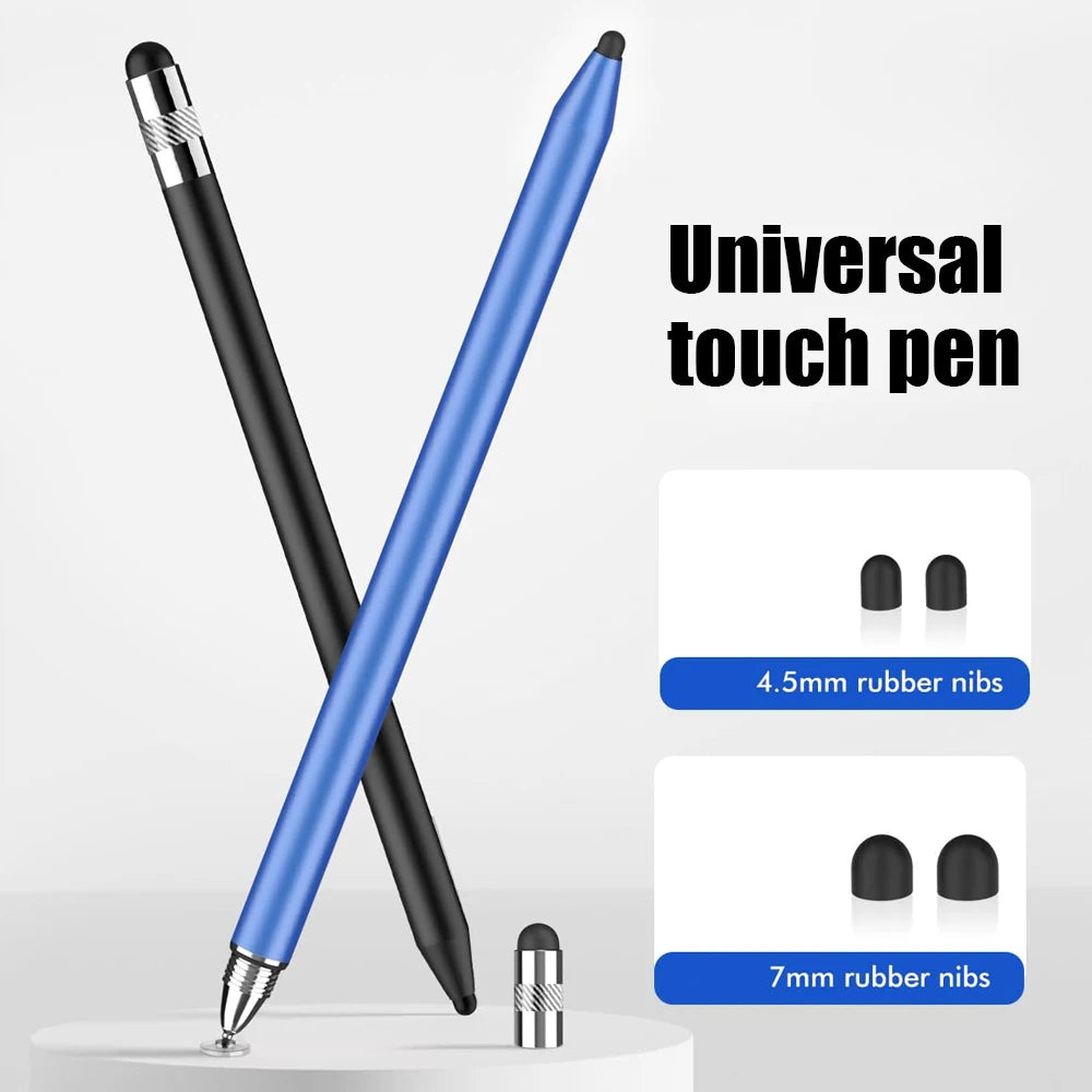 Universal Touch Pen For iPad Android Smart Phone Android Stylus For Tablet Pencil Capacitive Stylus Double Dual Silicone Head