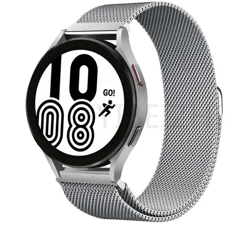 Milanese Loop band For Samsung Galaxy watch 6 5 4 classic Metal strap 20mm 22mm bracelet huawei gt/Amazfit GTS 4/GTR 2e/Bip 3-5