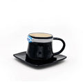 Cartoon Coffee Cup and Saucer Creative Hat Shaped Water Cups Cosplay Anime Chopper Ace Sabo Ceramic Mug Dessert Plate Gifts
