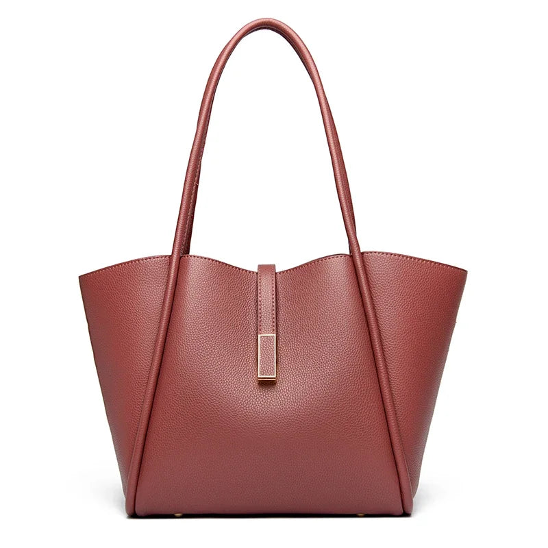 High Quality Soft Leather Shoulder Crossbody Bags For Women Large Capacity Luxury Bag Brand Designer Casual Handbag Sac A Main