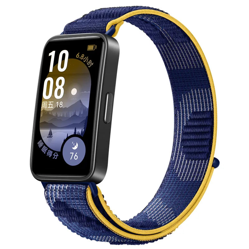 Sports Nylon Loop Strap for Huawei Band 11/11 Pro/10/9/8 Official Replacement Bracelet Belt Huawei Band 11 Wristband Accessories