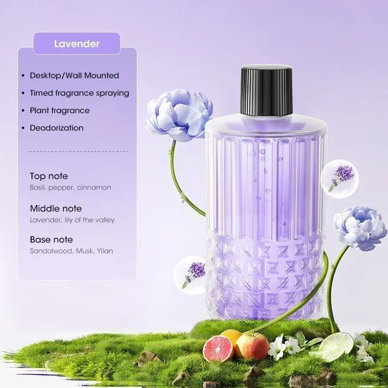 Smart USB Full-automatic 5-gear Plant Essential Oil Diffuser Perfume Humidifier Home Car Deodorization Aromatherapy Machine