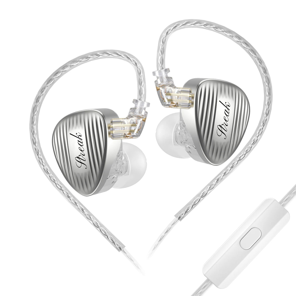 GK Streak Hi-Fi In-Ear Monitors KUN  Dynamic + Micro Planar Dual-Driver Earphones with Detachable Cable GK-KUNTEN Upgraded