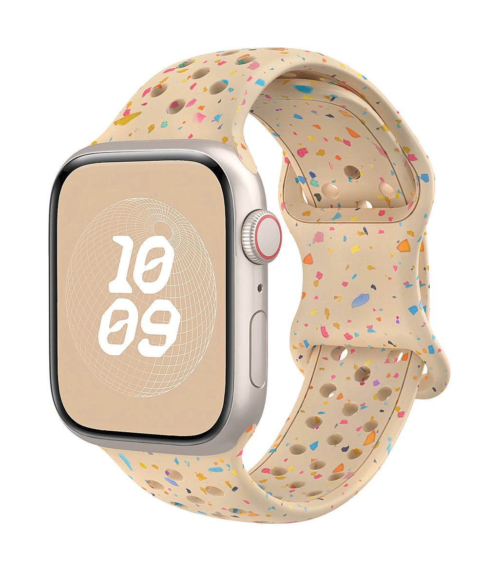 Silicone Strap for Apple watch band 40mm 41mm 45mm 44mm 46mm 49mm 42mm Breathable bracelet iwatch Series 11 10 9 8 SE 3 Ultra 2