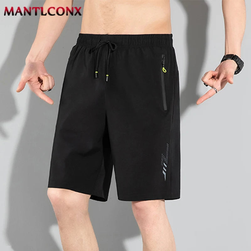 XL-3XL Casual Men's Running Shorts Quick-drying Fitness Black Shorts Men Beach Short Pants Male Sports Shorts Thin Lightweight