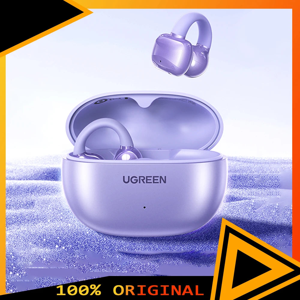 Ugreen Hitune S3 Earphones Hifi Sound Stereo Noise Reduction Outdoor Customized Open Ear Hook Tws Wireless Bluetooth Earphones