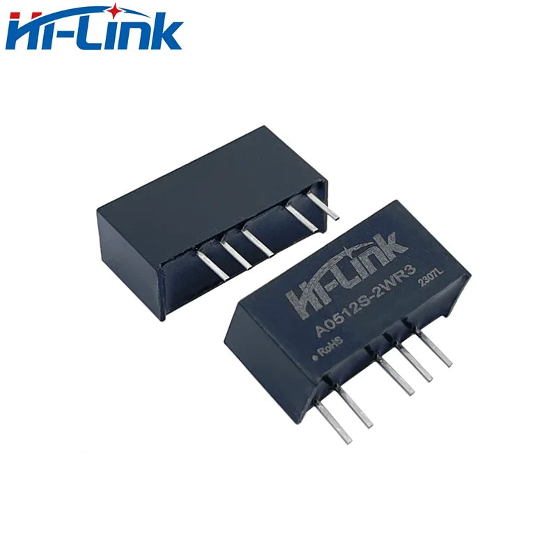 2pcs Free Shipping A0505S-2WR3 5V to ±3.3V ±5V ±9V ±12V ±15V 2W Dual Output Isolated Power Supply Module Power Converter Hi-Link