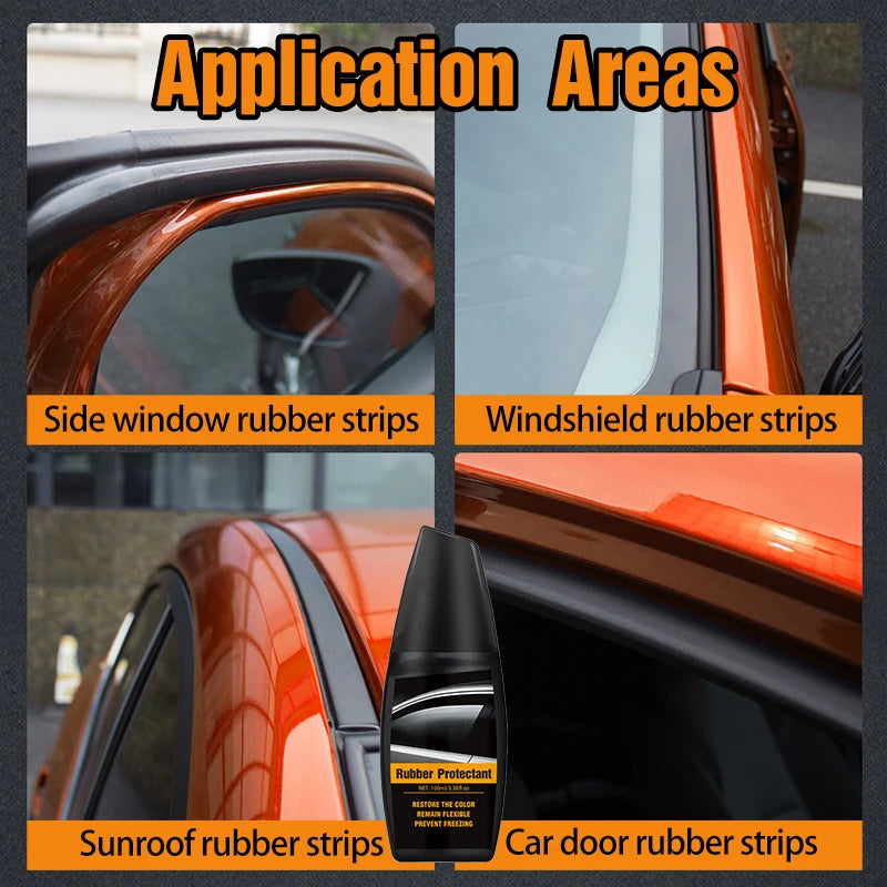 Rubber Seal Protectant | Rejuvenates Color & Flexibility, Prevents Sticking in Winter, Prolongs Rubber Seals on Doors & Windows