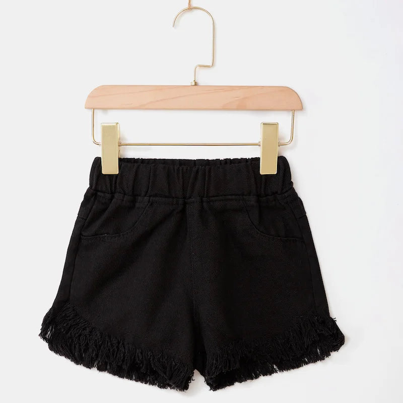 IENENS Kids Baby Girls Summer Denim Clothing Shorts Pants Jeans Clothes Children Girl Casual Short Trousers Infant Bottoms