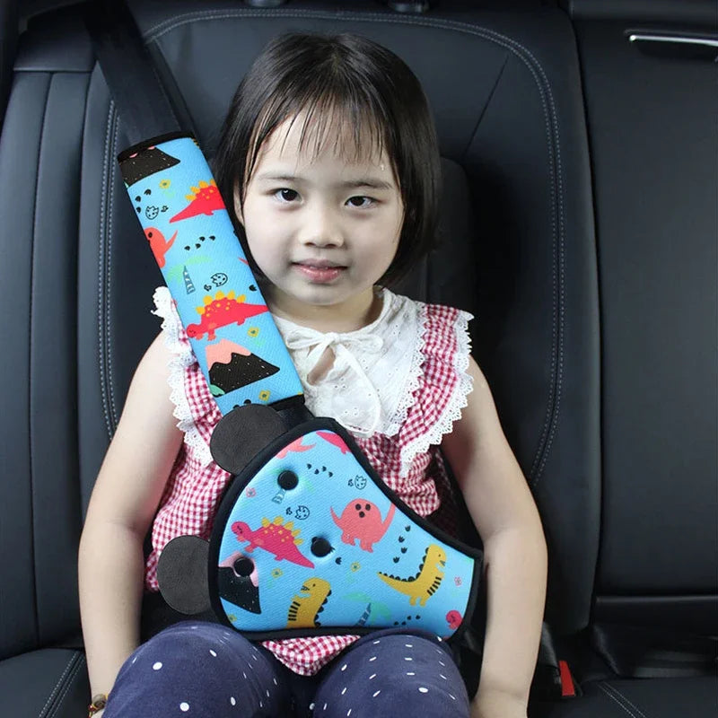 Kids Seat Safety Belt Adjustment Interior Car Seat Belt Kit Anti Strangulation Neck Limiter For Child Safety Belt Protector Belt