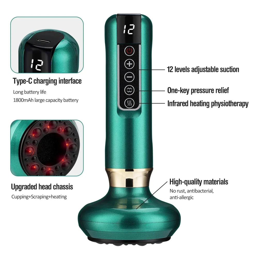 Handheld Body Fat Massager Cellulite Massager Adjustable Body Guasha Contouring & Sculpting Machine For Belly Cellulite Suction