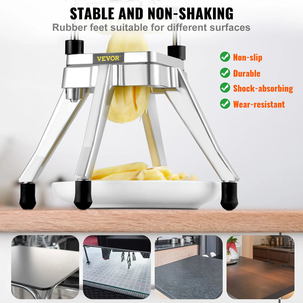 VEVOR Commercial Vegetable Fruit Chopper Heavy Duty Food Dicer Kattex Cutter Onion Slicer for Tomato Peppers Potato Mushroom