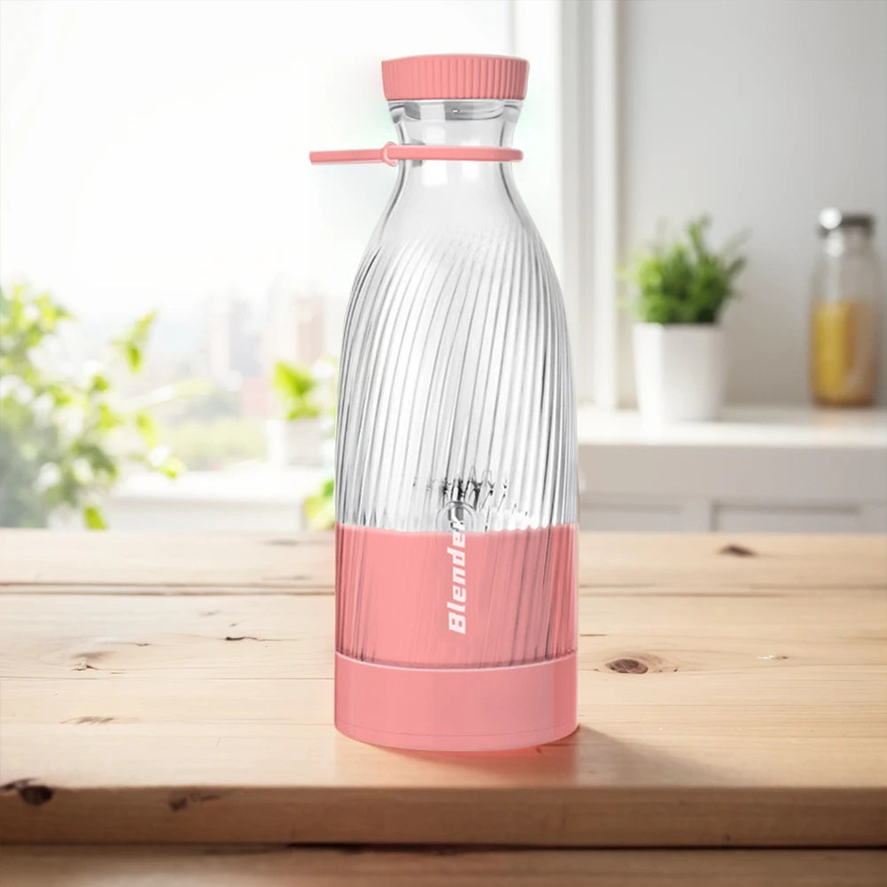 500ml Citrus Juicer Rechargeable Electric Fruit Juicer Machine 6 Blades Personal Blender for Juices Shakes Smoothies
