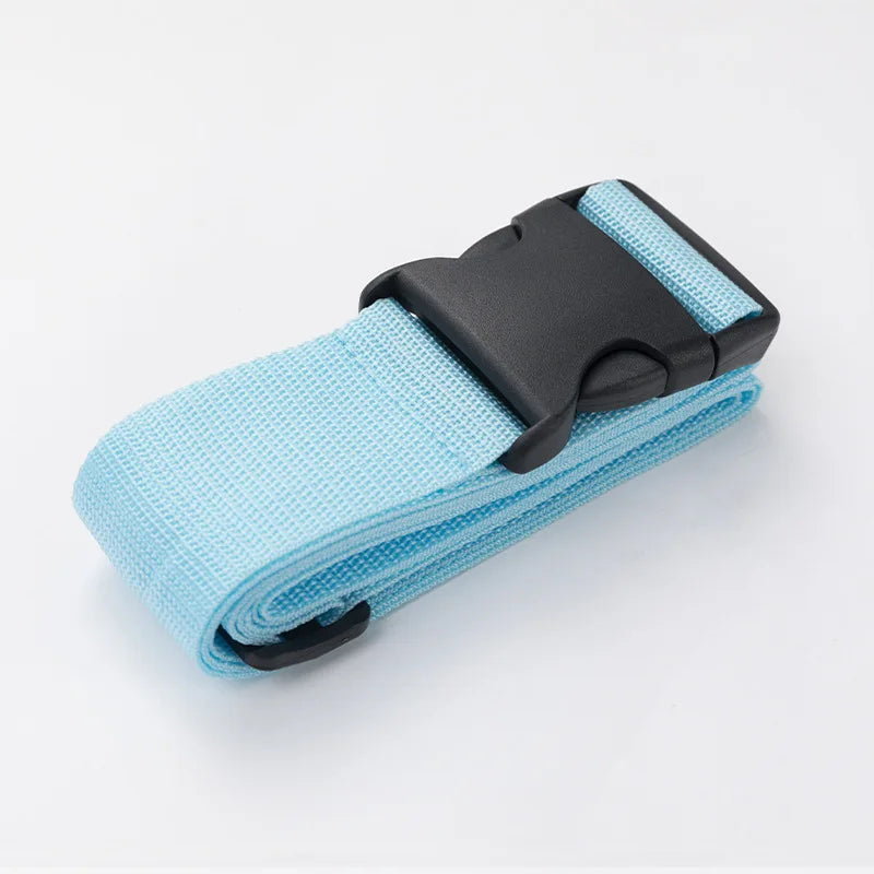 1pc 2m Adjustable Luggage Strap Cross Belt Packing Travel Suitcase Nylon Lock Buckle Strap Baggage Belts Camping Bag Accessories