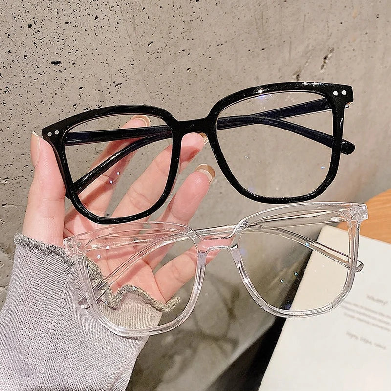 2/3pcs Unisex Square Frame Anti Blue Light Glasses Blocking Glasses - Stylish Campus Look, Face-Flattering Optical Eyewea