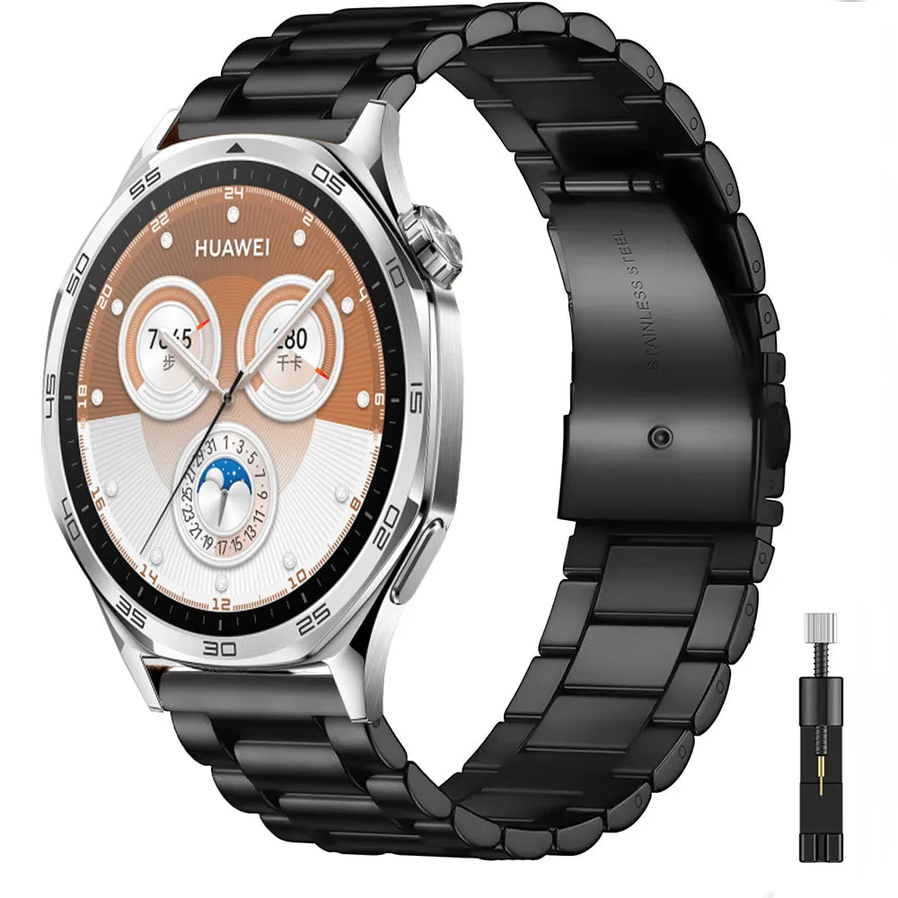 20mm 22mm Metal Strap for Huawei Watch GT/2/3/4/GT5/GT6 Pro 46mm Stainless Steel Wristband for Samsung Galaxy Watch 5/6/7 Strap