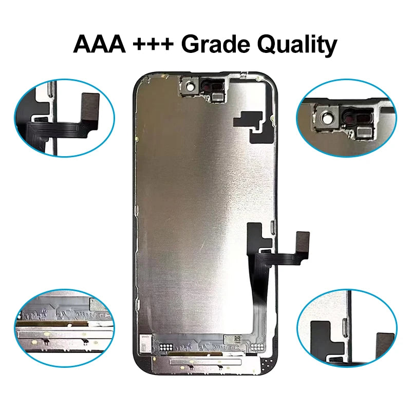 OLED X LCD For iPhone 14 15 Pro Max Display 16 16 Pro 17 17 Pro Max 3D Touch Digitizer Incell For iPhone 11 12 13ProMax Screen
