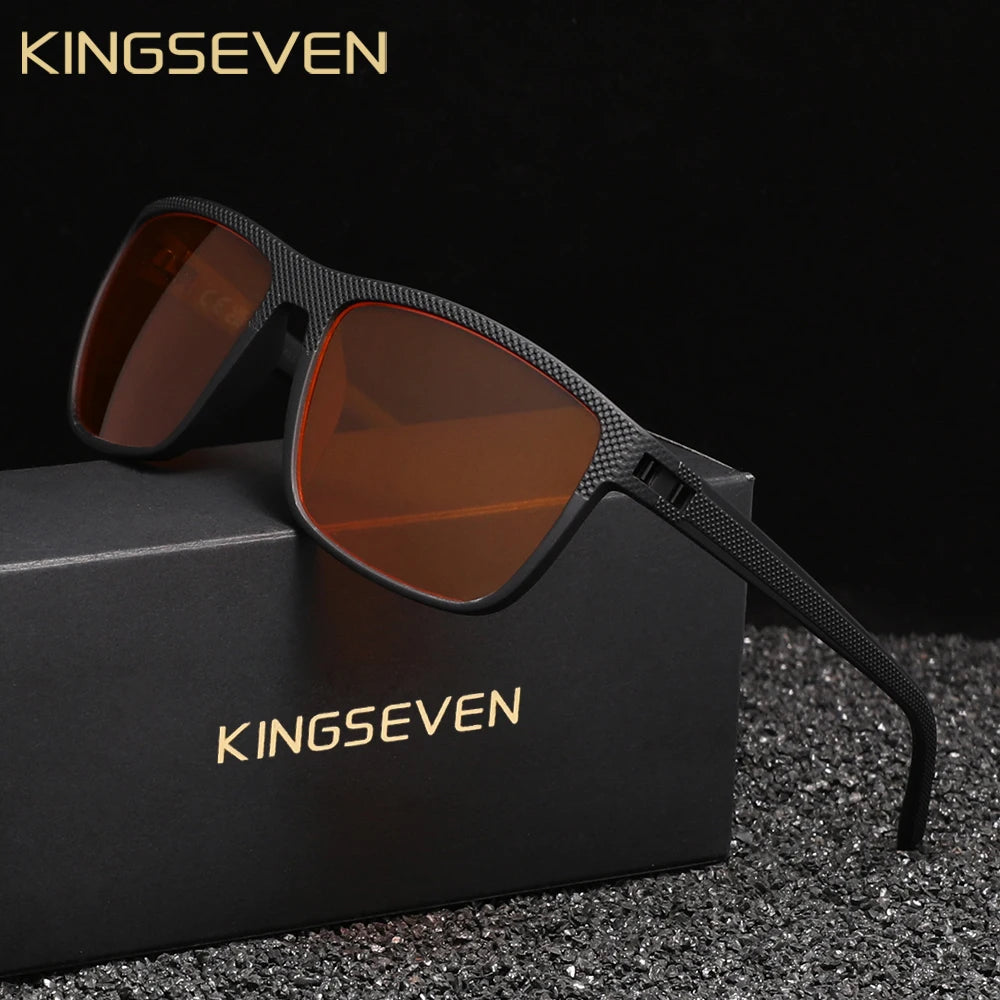 KINGSEVEN 99% Anti-Blue Ray Glasses Transparent Lens Eyeglasses Men Women Computer High Multiple Blue Light Blocking Eyewear