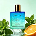 Rayhaan Pacific Aura Eau De Parfum Spray 3.4 Oz / 100 Ml for Men - Citrus Aromatic Mint Amber Fresh Fragrance Ideal Gift for Christmas Valentine's Day