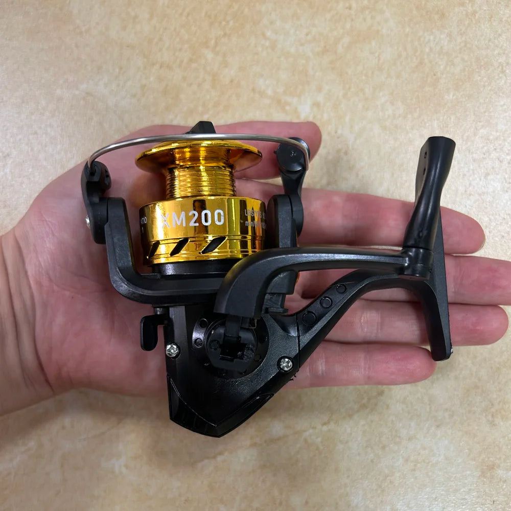 Plastics Spinning Fishing Reels 5.2:1 Wheel Spinning Reel Fishing Lure Wheel Vessel Bait Casting Flying Fishing Trolling