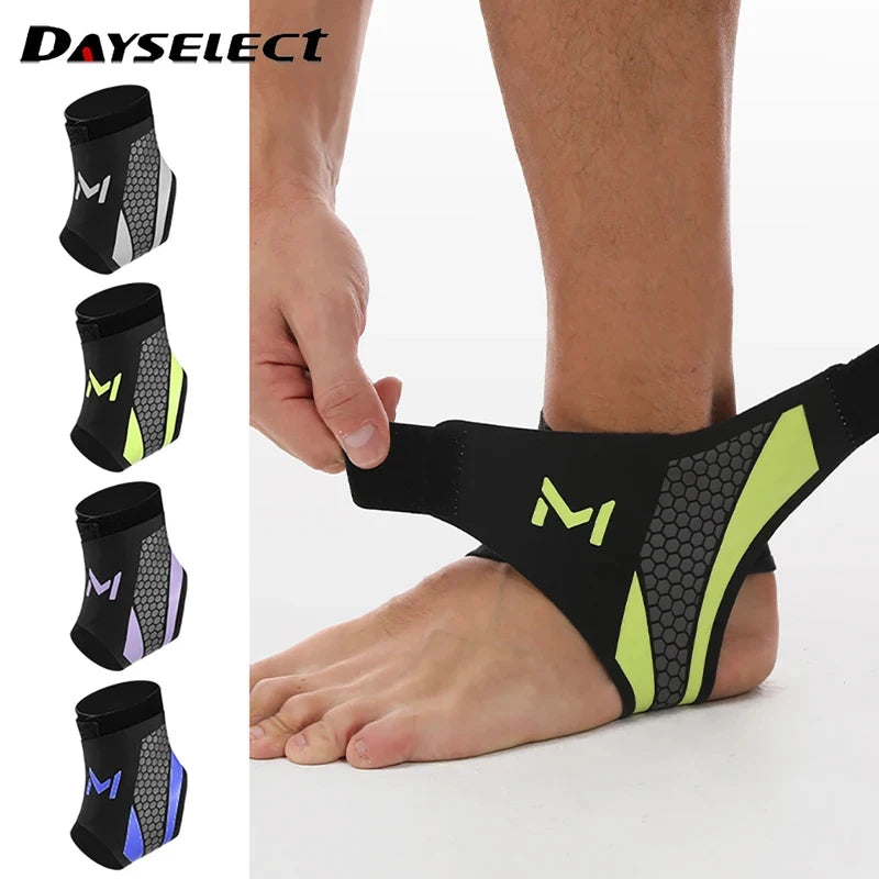1Pc Thin Breathable Ankle Support Brace Pressurized Fixation Sports Ankle Protector Prevent Sprain Tendon Joint Injury Cover