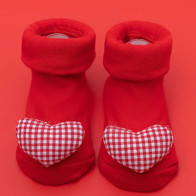 Baby Socks Girls Clothes Boys Slipper Newborn Accessories Anti Slip Bow Lion Cute Kids Toddlers Children Gift Infant Stuff Toy