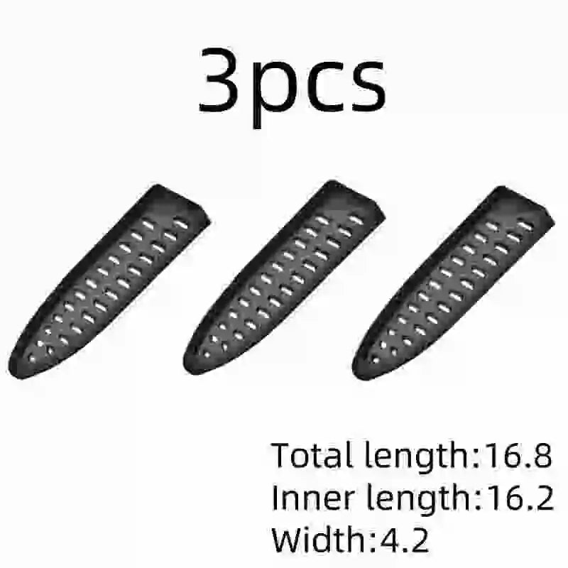 Kitchen Knife Sheath Black Plastic Knife Covers Knife Blade Protector Cover Guards Case Kitchen Accessories кухонні аксесуари