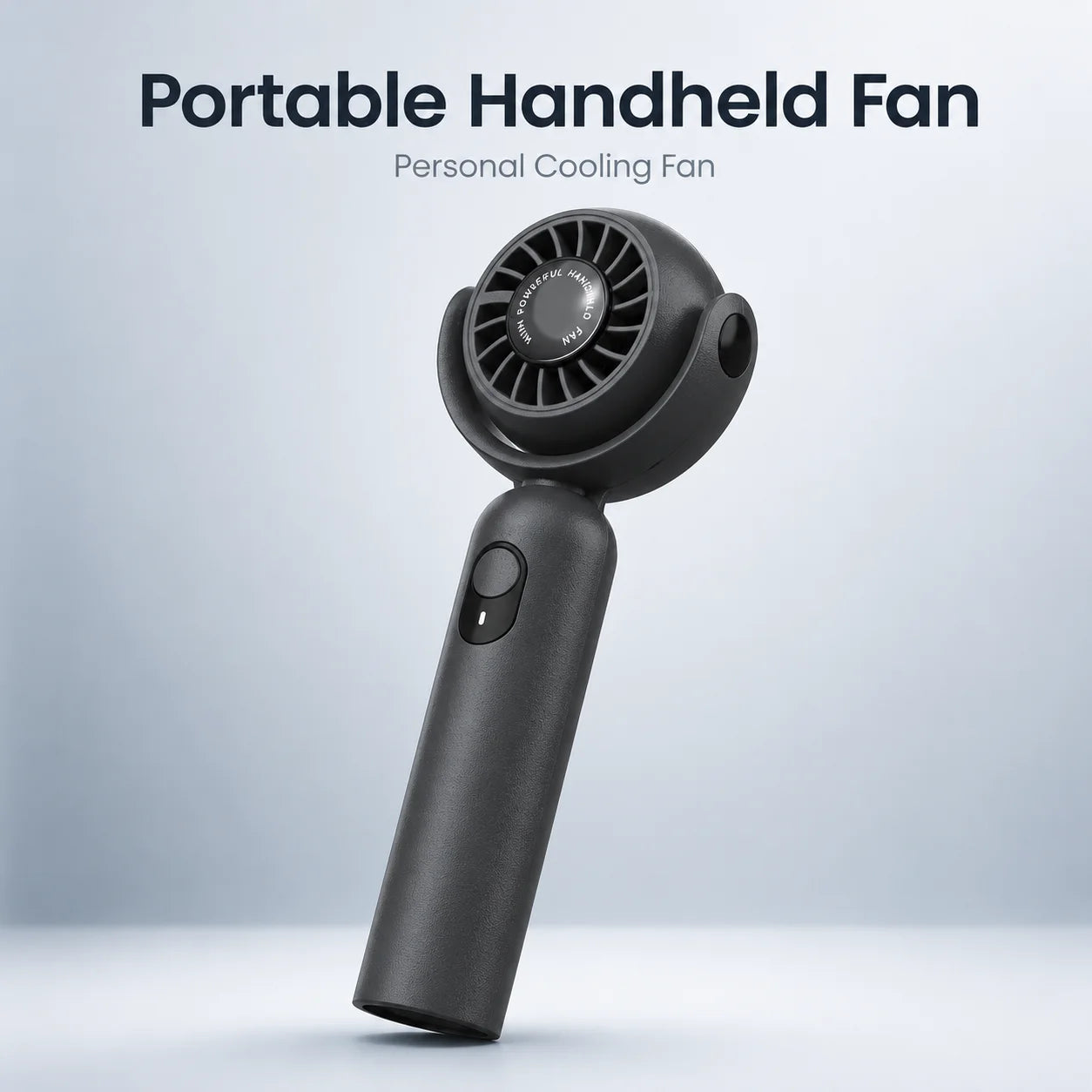 Portable Handheld Fan, Foldable Turbo Mini Fan with Strong Wind, Ultra Quiet Personal Cooling for Travel Office Outdoor, Cherry Blossom Pink