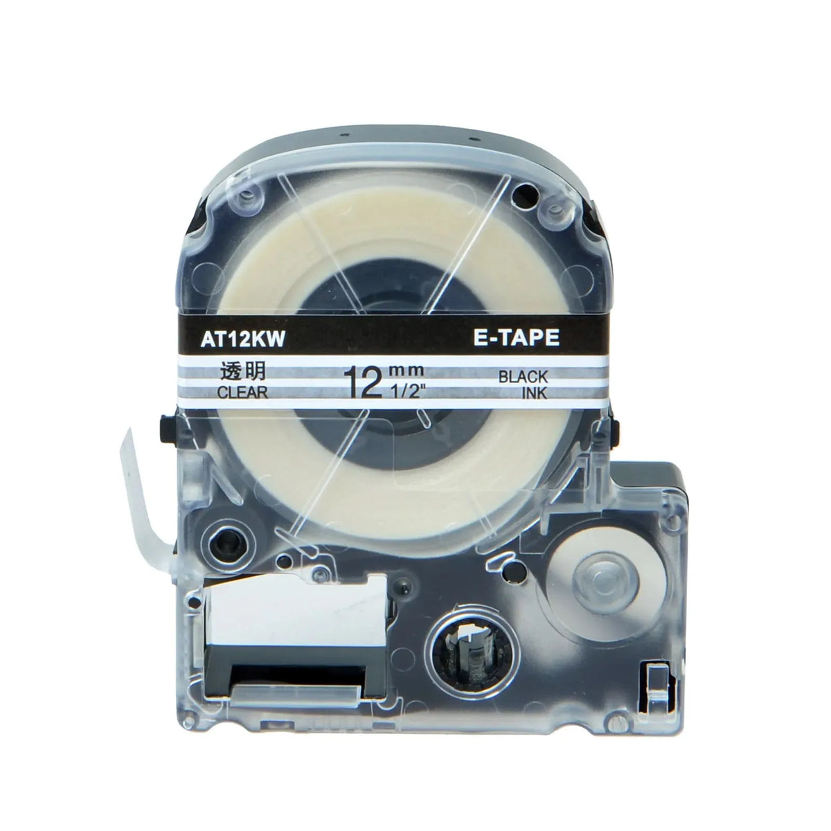 1PK 9/12/18/24mm Label Tape SS12KW SS18KW 24KW Labeling Ribbon Compatible for Epson LW-400 LW-300 LW-700 LC-4WBN9 Label Printer