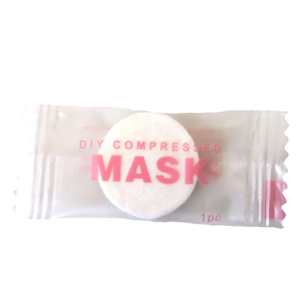 100/50pcs Disposable Compressed Facial Mask Portable Travel Non-woven Face Mask Skin Care Cotton Wrapped Masks Paper